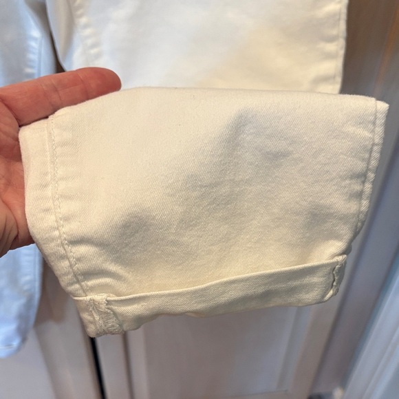 Apt. 9 Women's White Cuffed Capri Jeans Size 12 - Picture 7 of 10